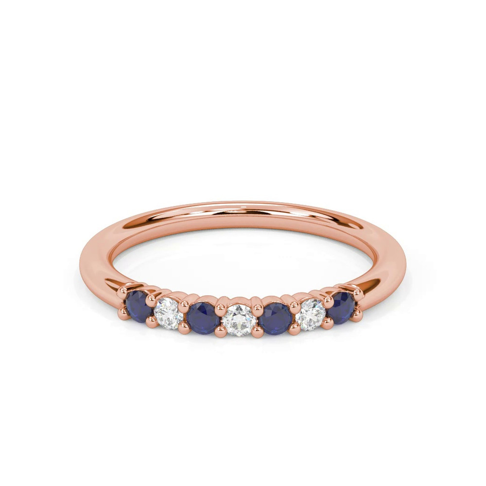 360 degree view of Harleigh Sapphire & Diamond Band