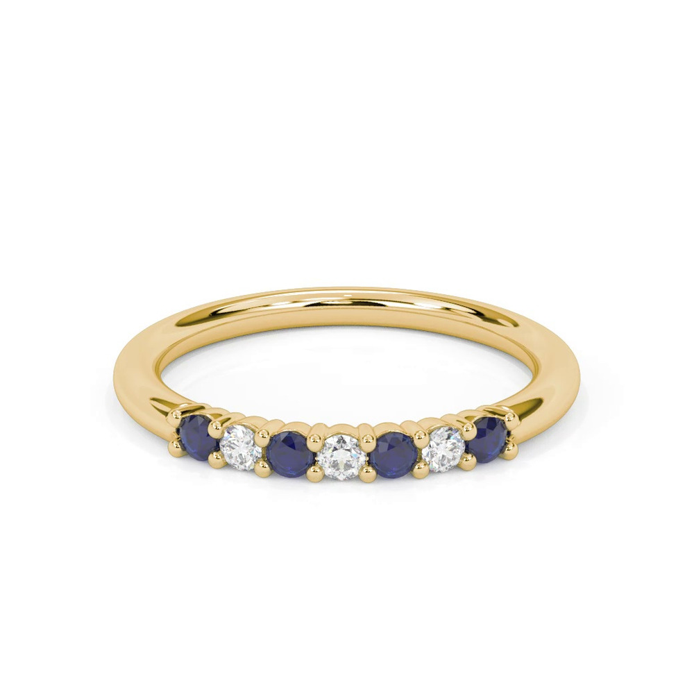 360 degree view of Harleigh Sapphire & Diamond Band