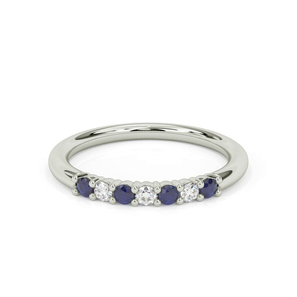360 degree view of Harleigh Sapphire & Diamond Band