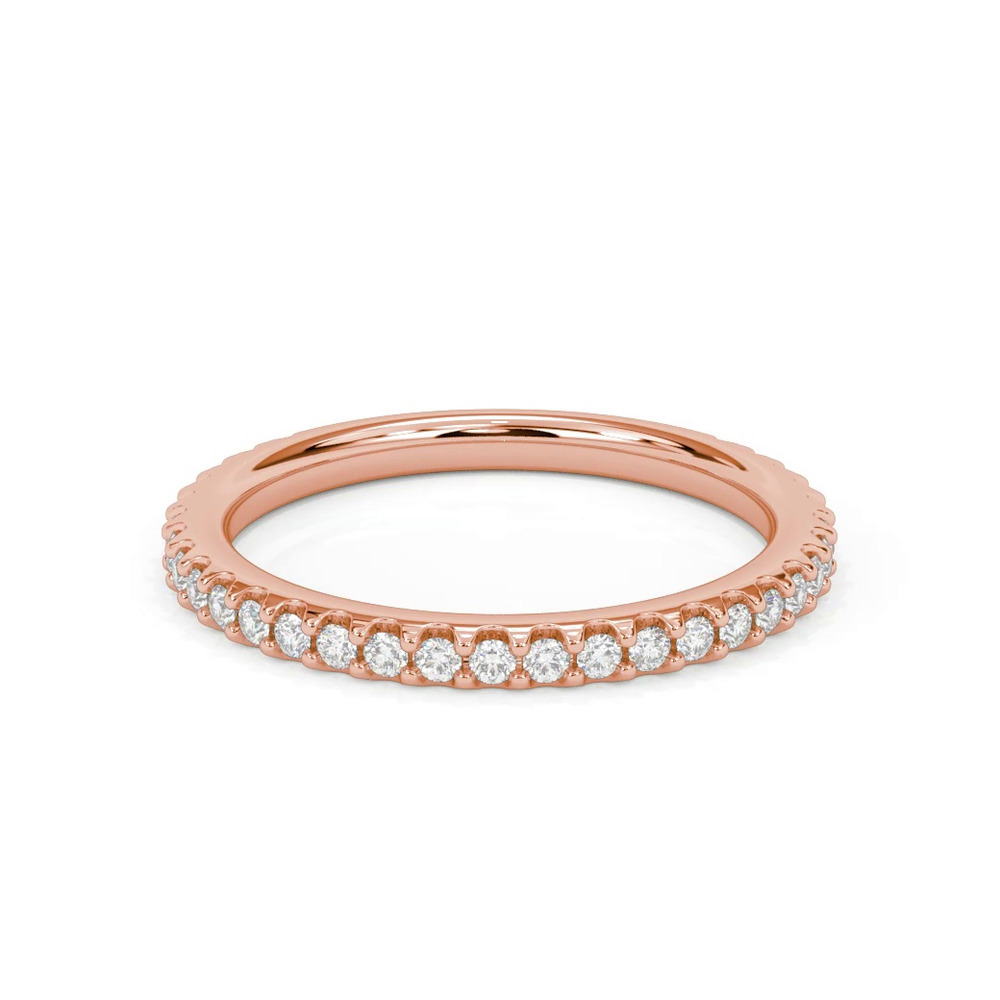 360 degree view of Raquel Pavé Diamond Band