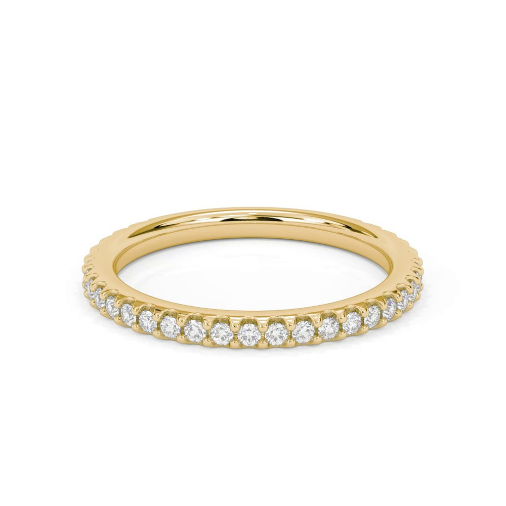 360 degree view of Raquel Pavé Diamond Band
