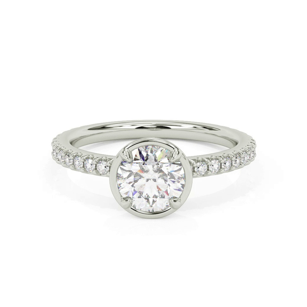 360 degree view of Raquel Engagement Ring