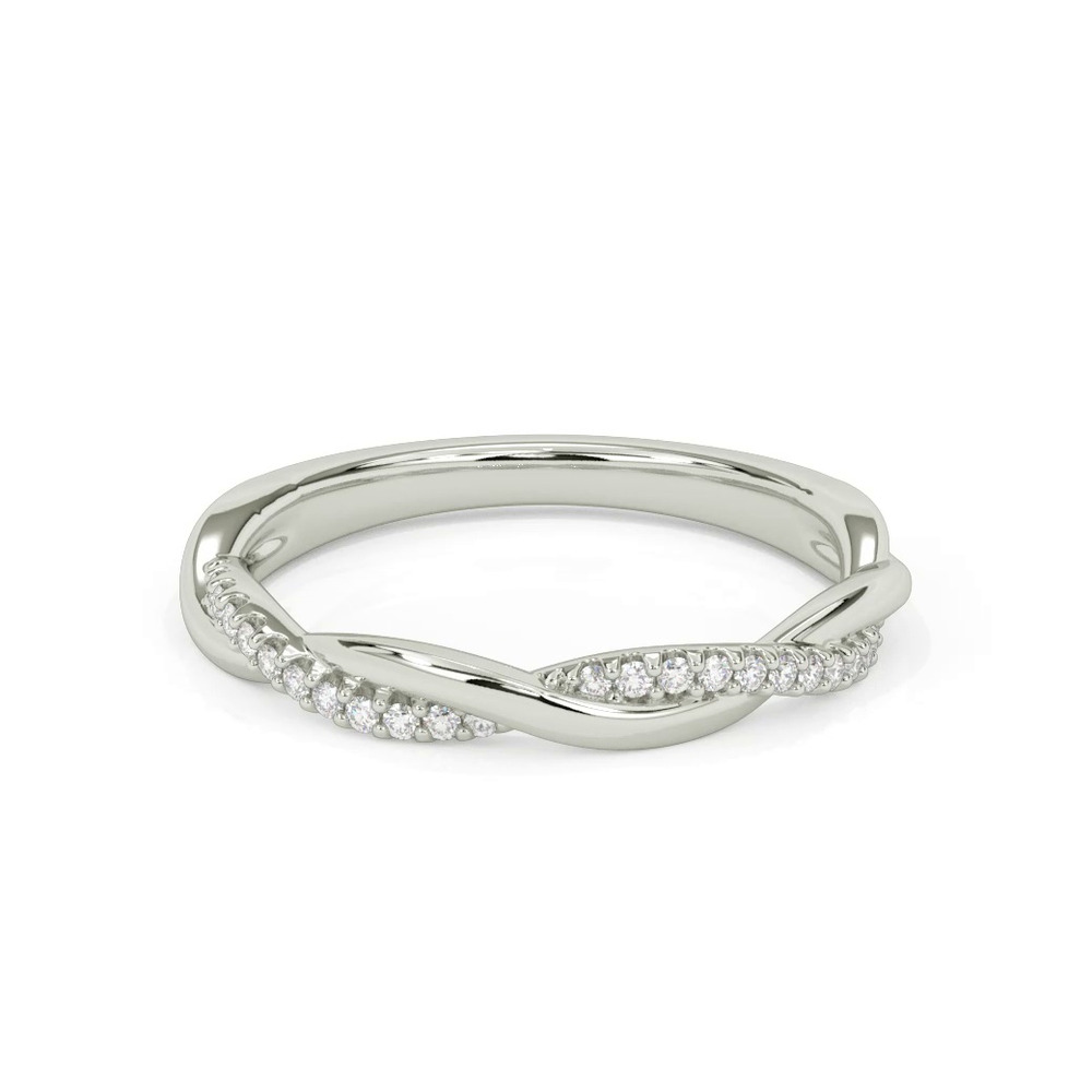360 degree view of Mckenzie Diamond Twist Band
