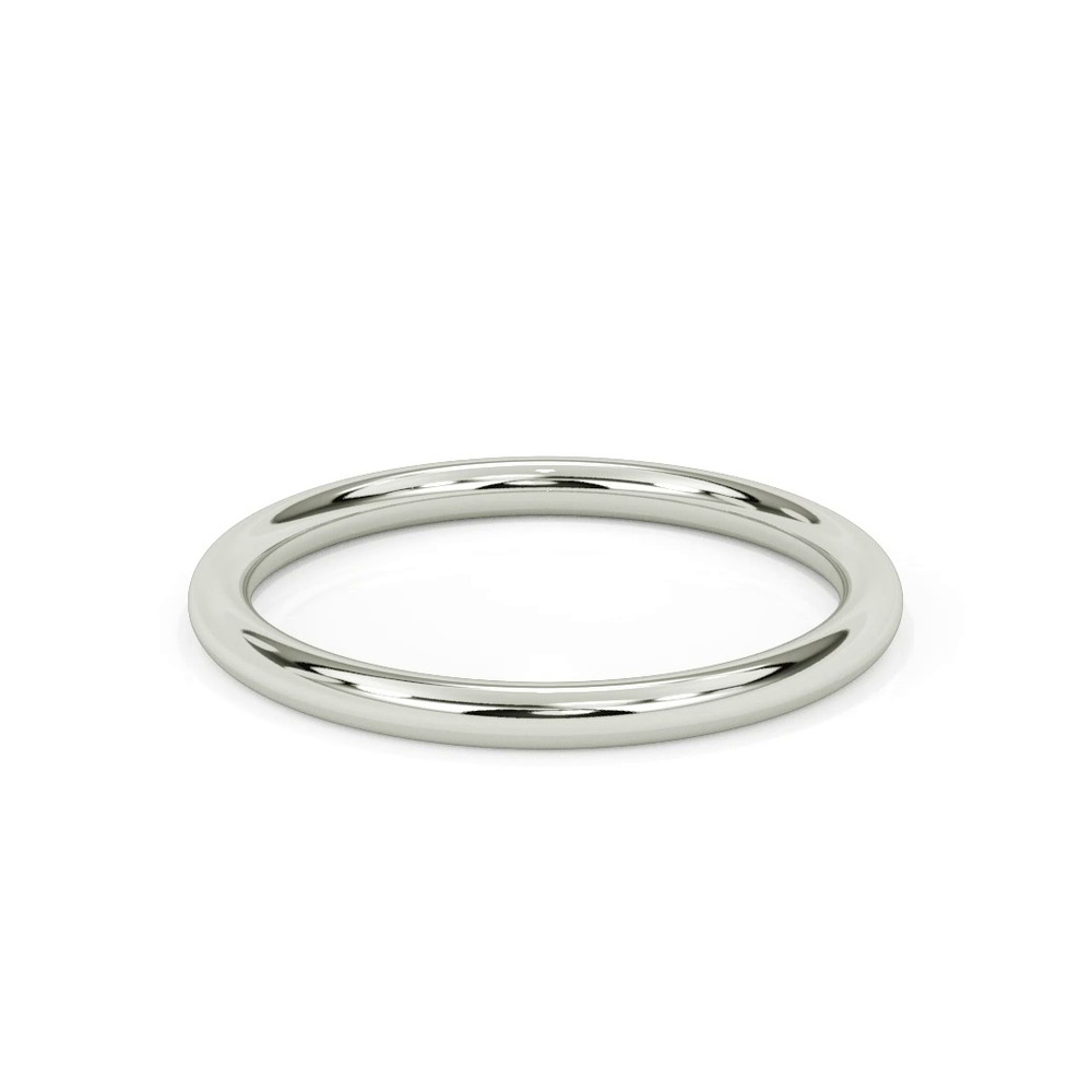 360 degree view of Blaine Polished Wedding Band
