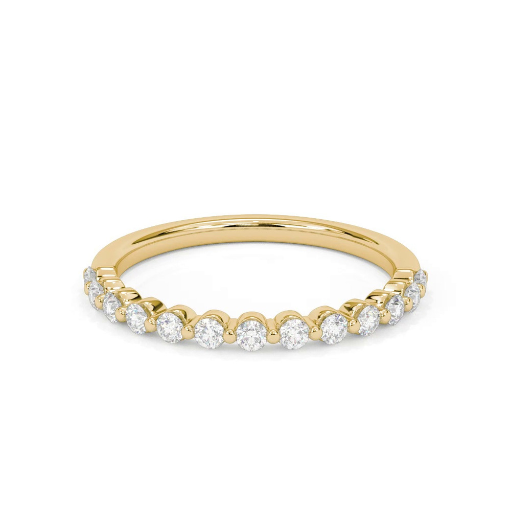 360 degree view of Bliss Shared Prong Diamond Band