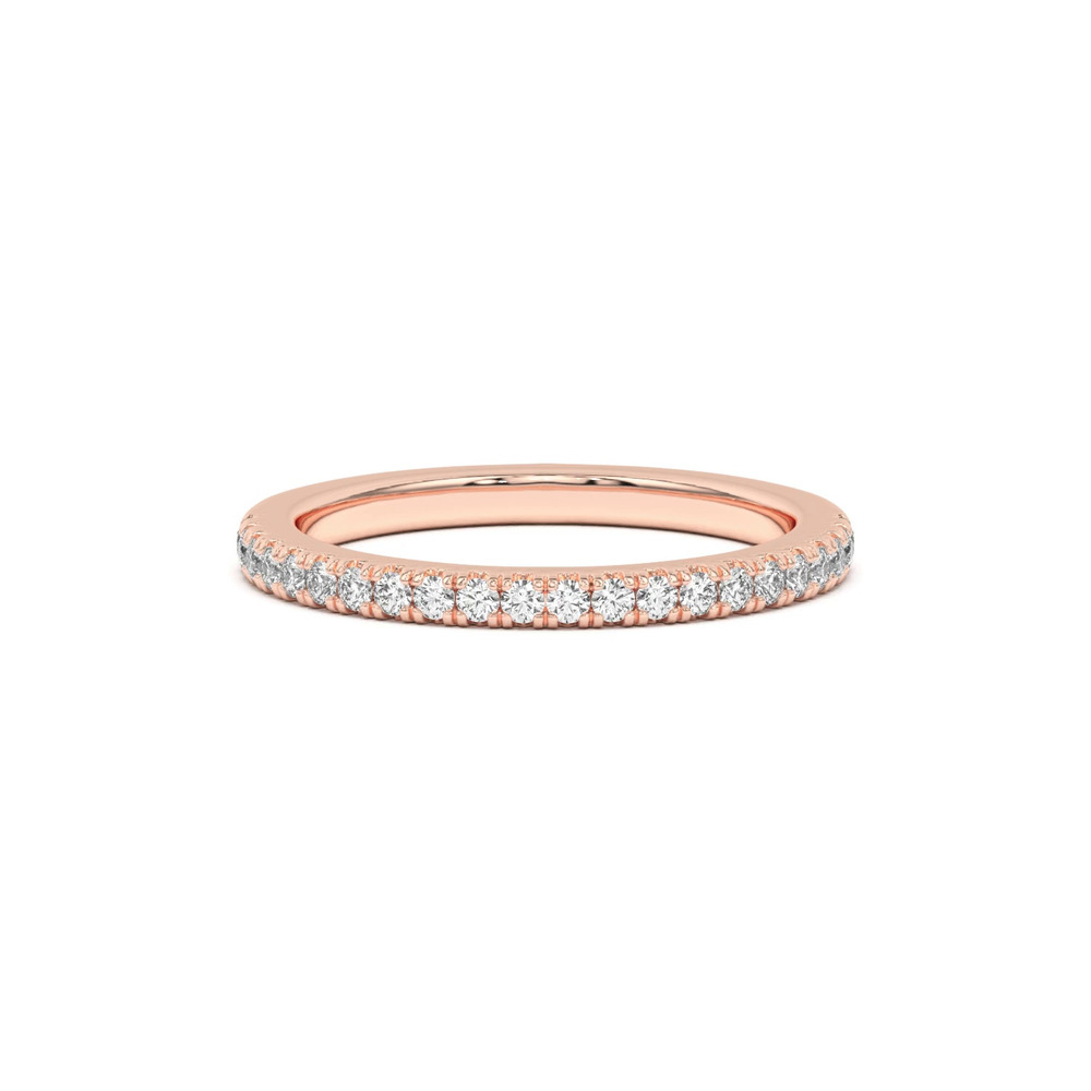 360 degree view of Penny Pavé Diamond Band