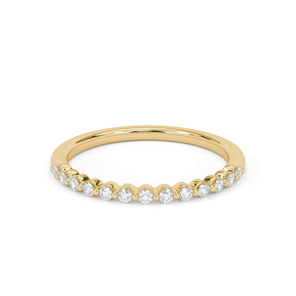 360 degree view of Bliss Petite Shared Prong Diamond Band