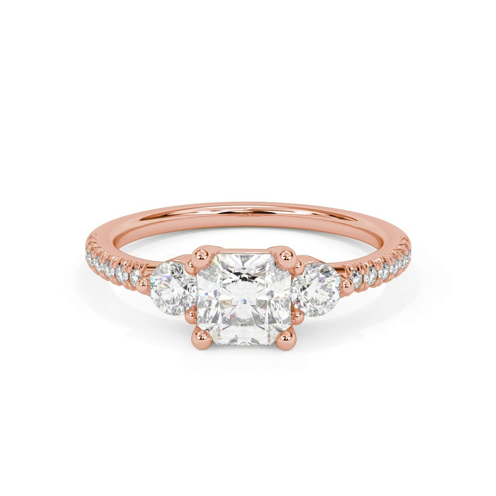 360 degree view of Brigitte Diamond Accent Engagement Ring