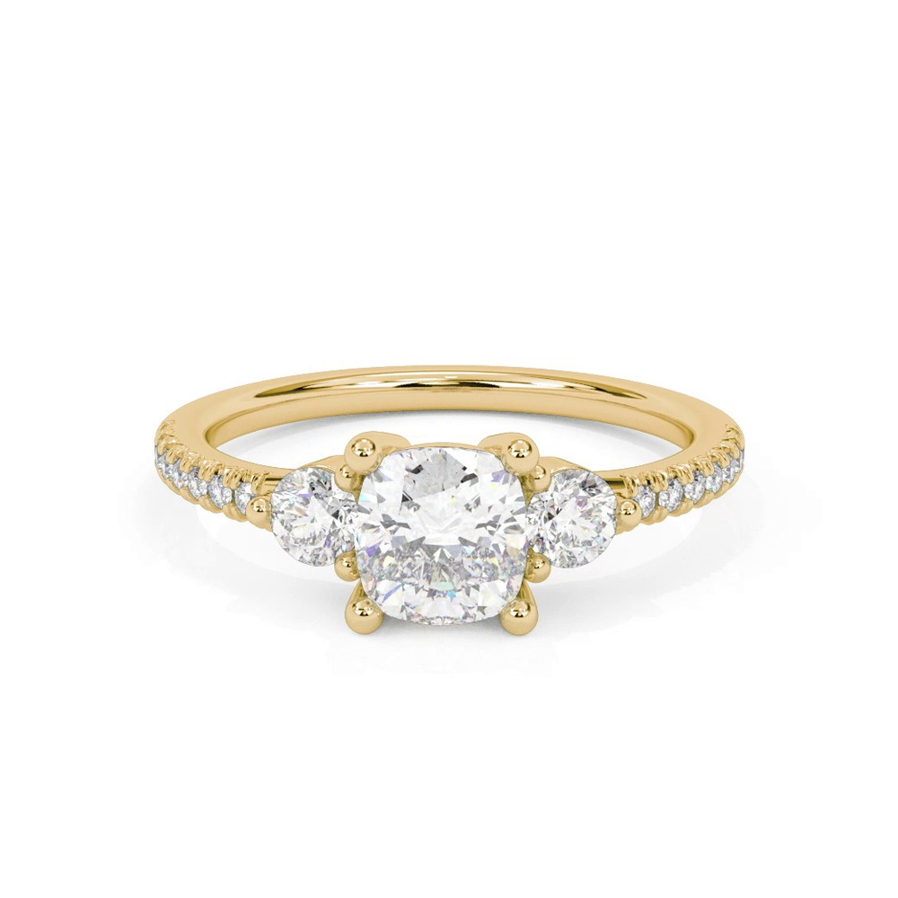 360 degree view of Brigitte Diamond Accent Engagement Ring