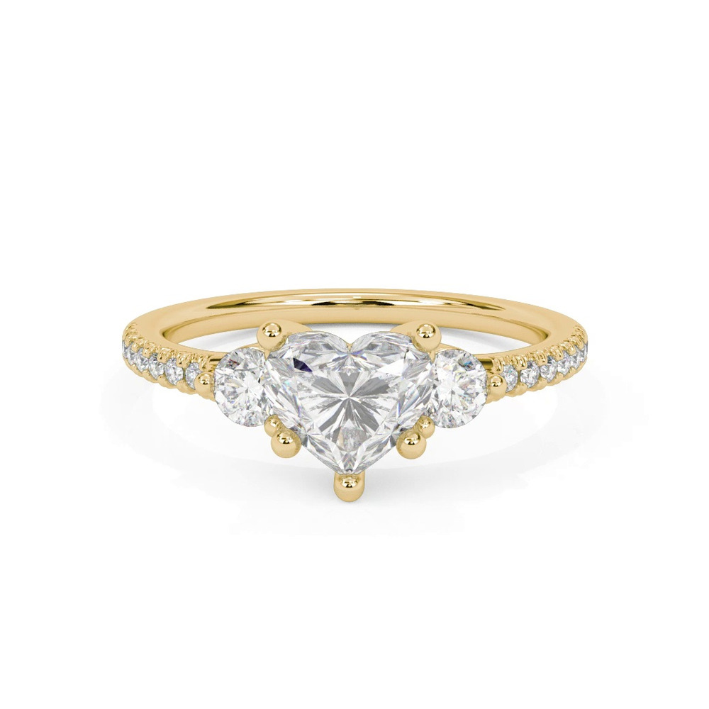 360 degree view of Brigitte Diamond Accent Engagement Ring
