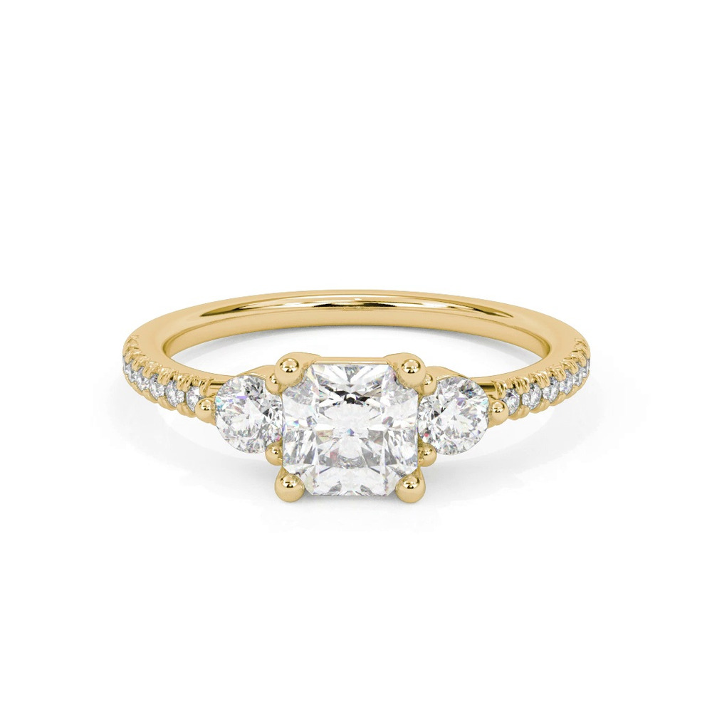 360 degree view of Brigitte Diamond Accent Engagement Ring