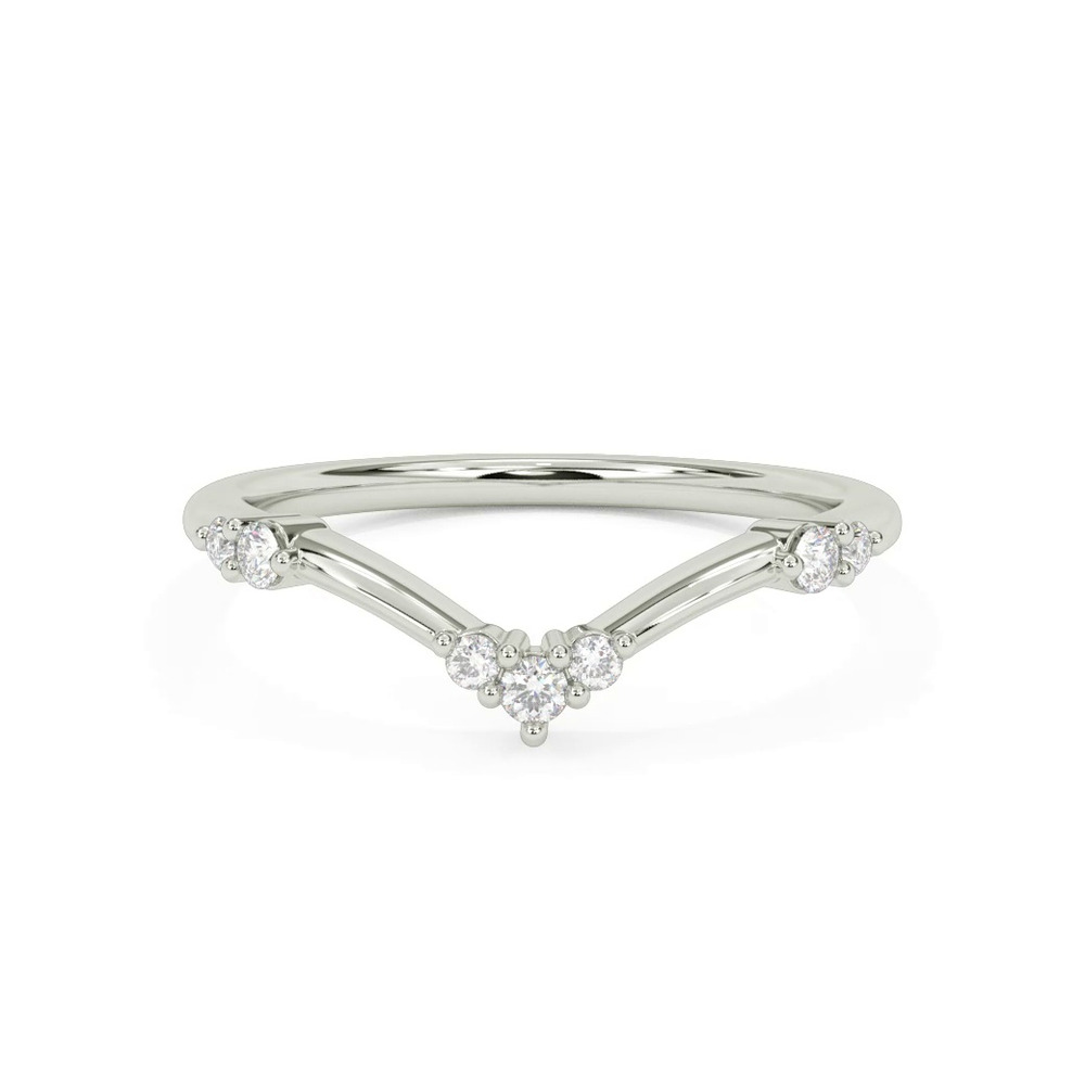 360 degree view of Dove Diamond Wedding Band