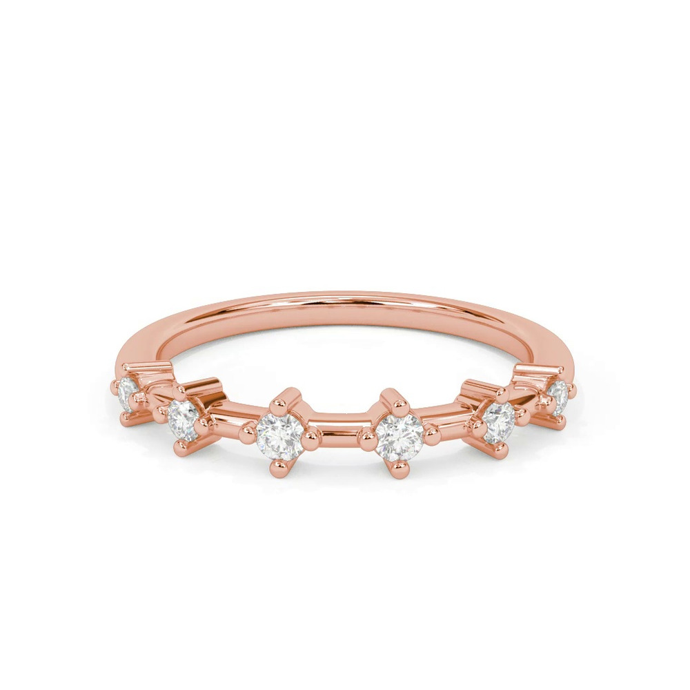 360 degree view of Chantal Diamond Accent Band