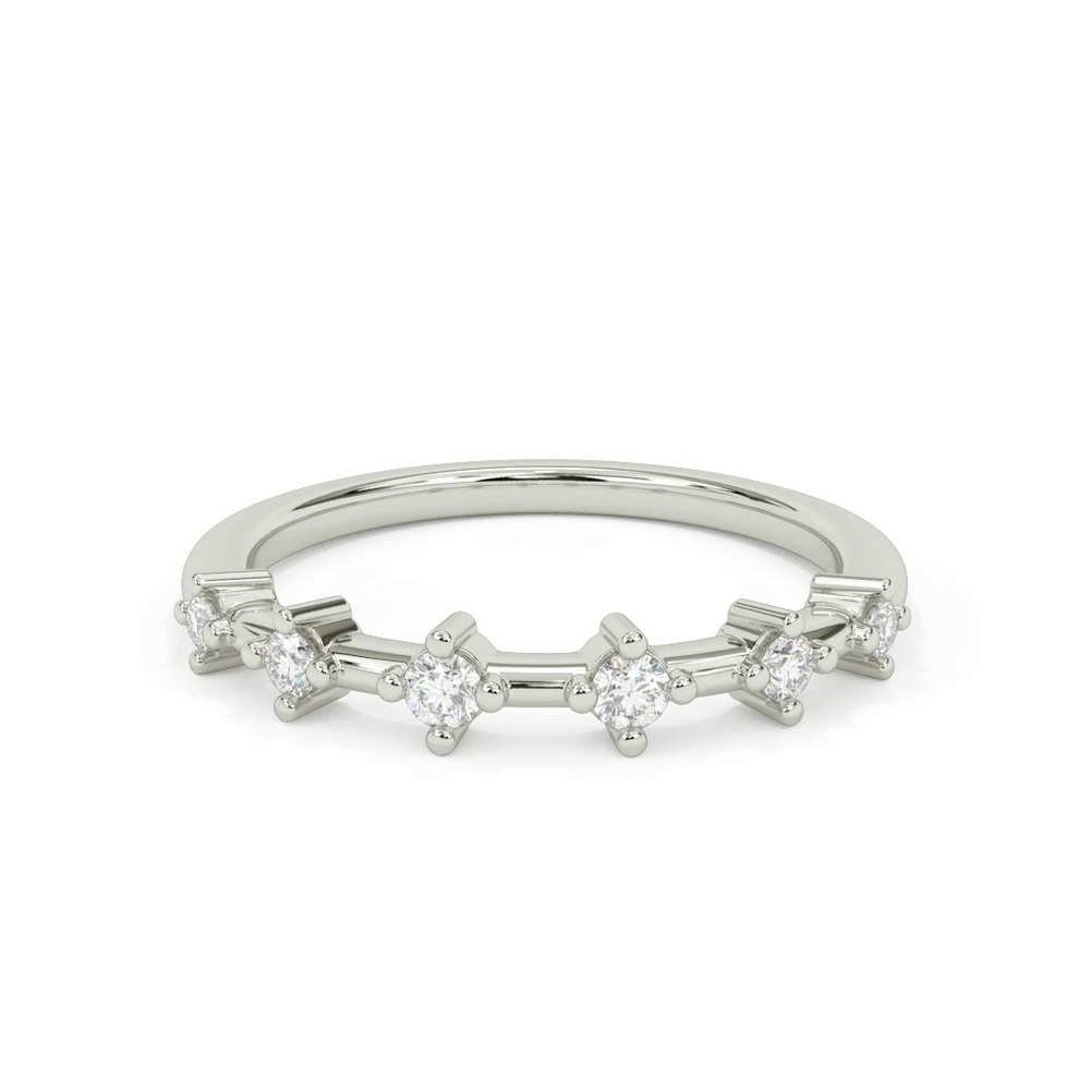 360 degree view of Chantal Diamond Accent Band