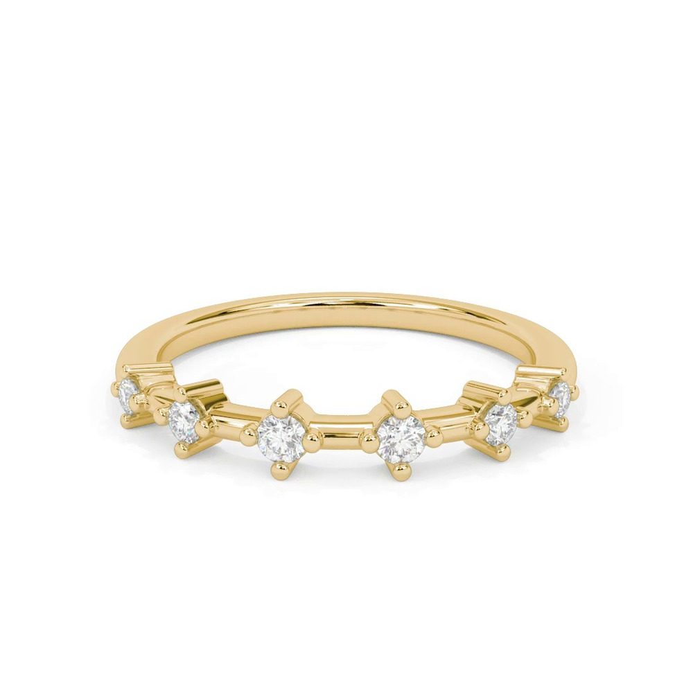 360 degree view of Chantal Diamond Accent Band