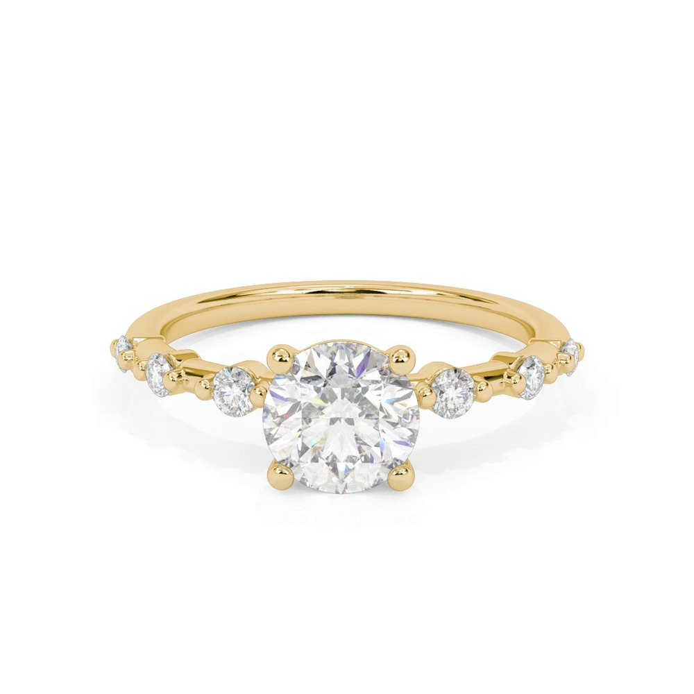 360 degree view of Courtney Spaced Diamond Engagement Ring