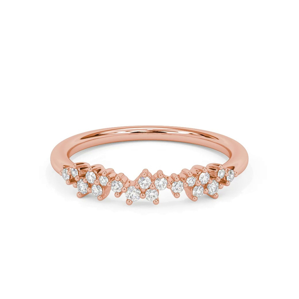 360 degree view of Coco Scattered Diamond Band