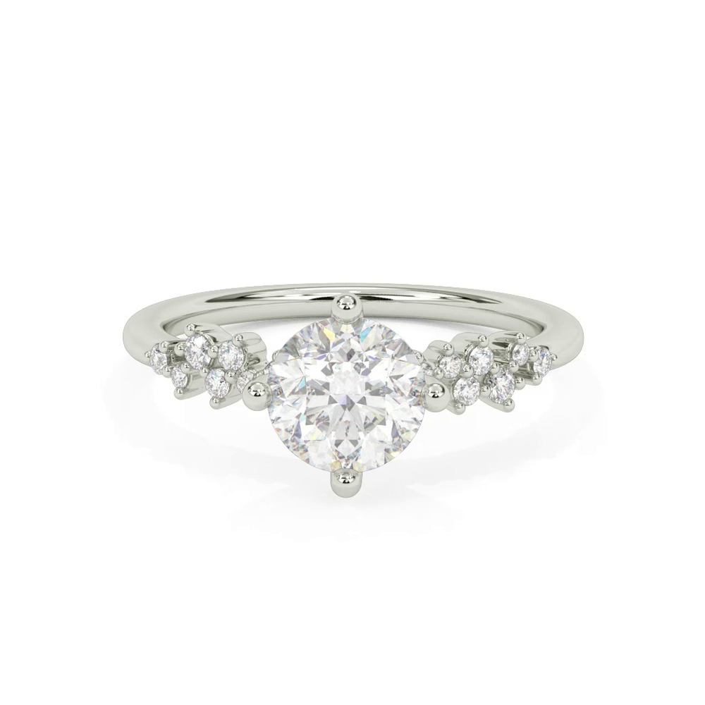 360 degree view of Coco Scattered Diamond Engagement Ring