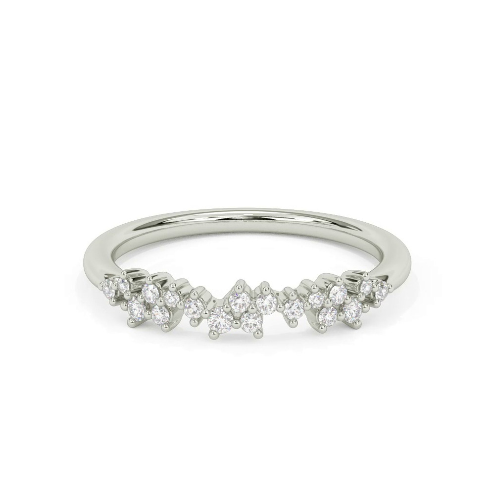 360 degree view of Coco Scattered Diamond Band
