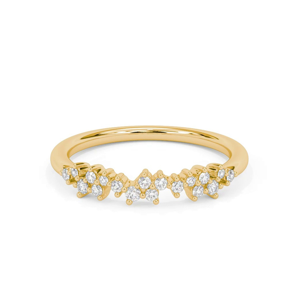360 degree view of Coco Scattered Diamond Band