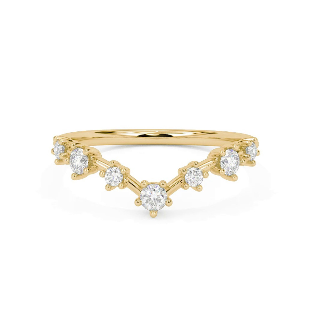 360 degree view of Carol Classic Diamond Wedding Band