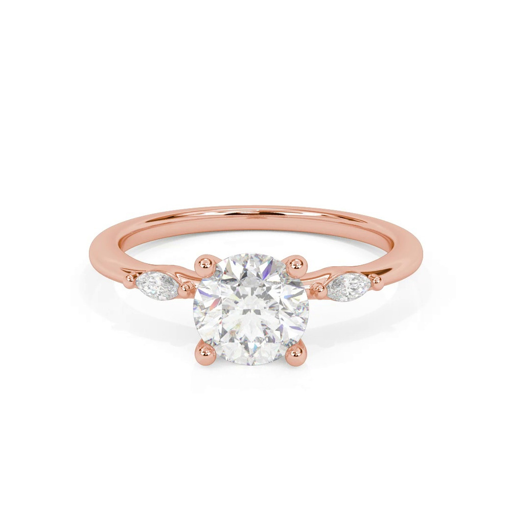 360 degree view of Allegra Marquis Accent Engagement Ring
