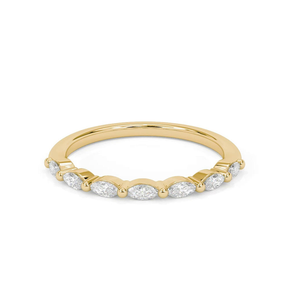 360 degree view of Allegra Marquis Diamond Band