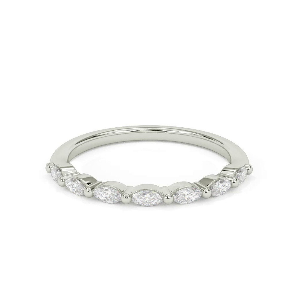 360 degree view of Allegra Marquis Diamond Band
