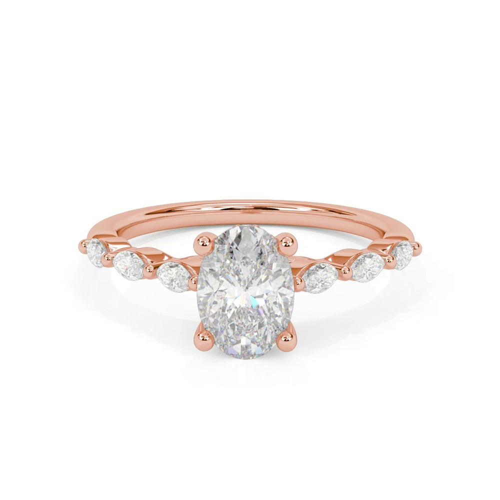 360 degree view of Betty Marquise Diamond Engagement Ring