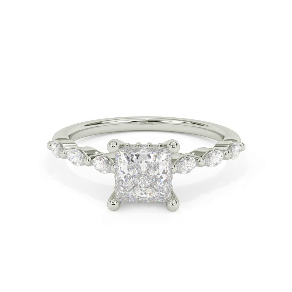 360 degree view of Betty Marquise Diamond Engagement Ring