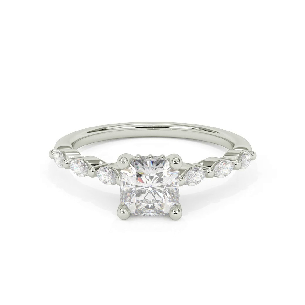 360 degree view of Betty Marquise Diamond Engagement Ring