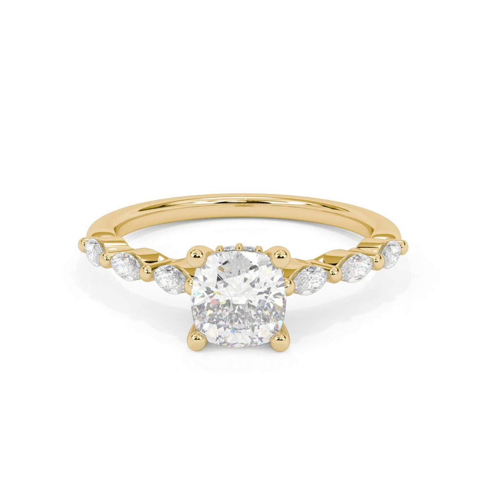 360 degree view of Betty Marquise Diamond Engagement Ring
