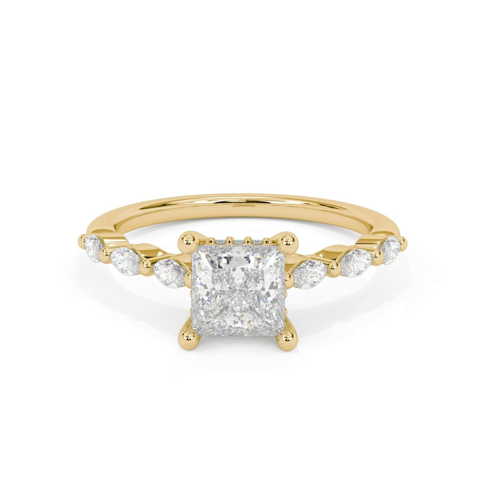 360 degree view of Betty Marquise Diamond Engagement Ring