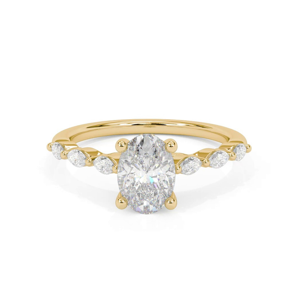360 degree view of Betty Marquise Diamond Engagement Ring