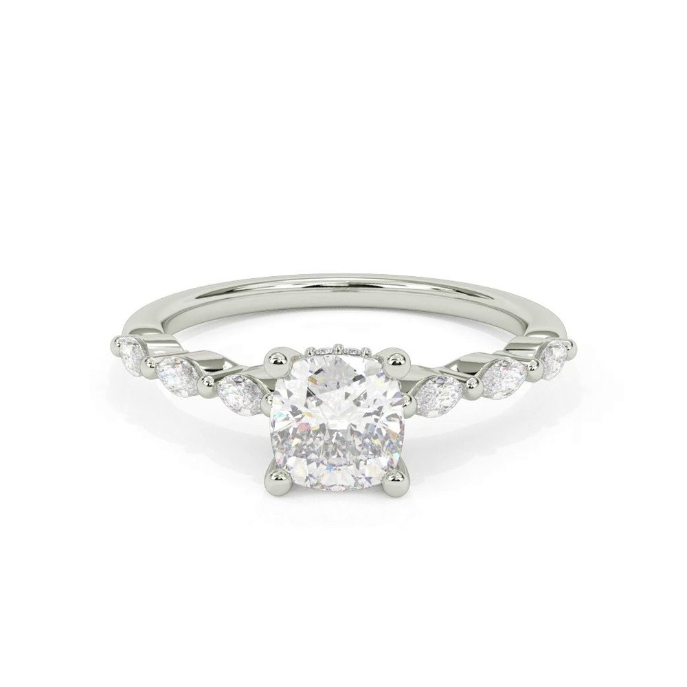 360 degree view of Betty Marquise Diamond Engagement Ring