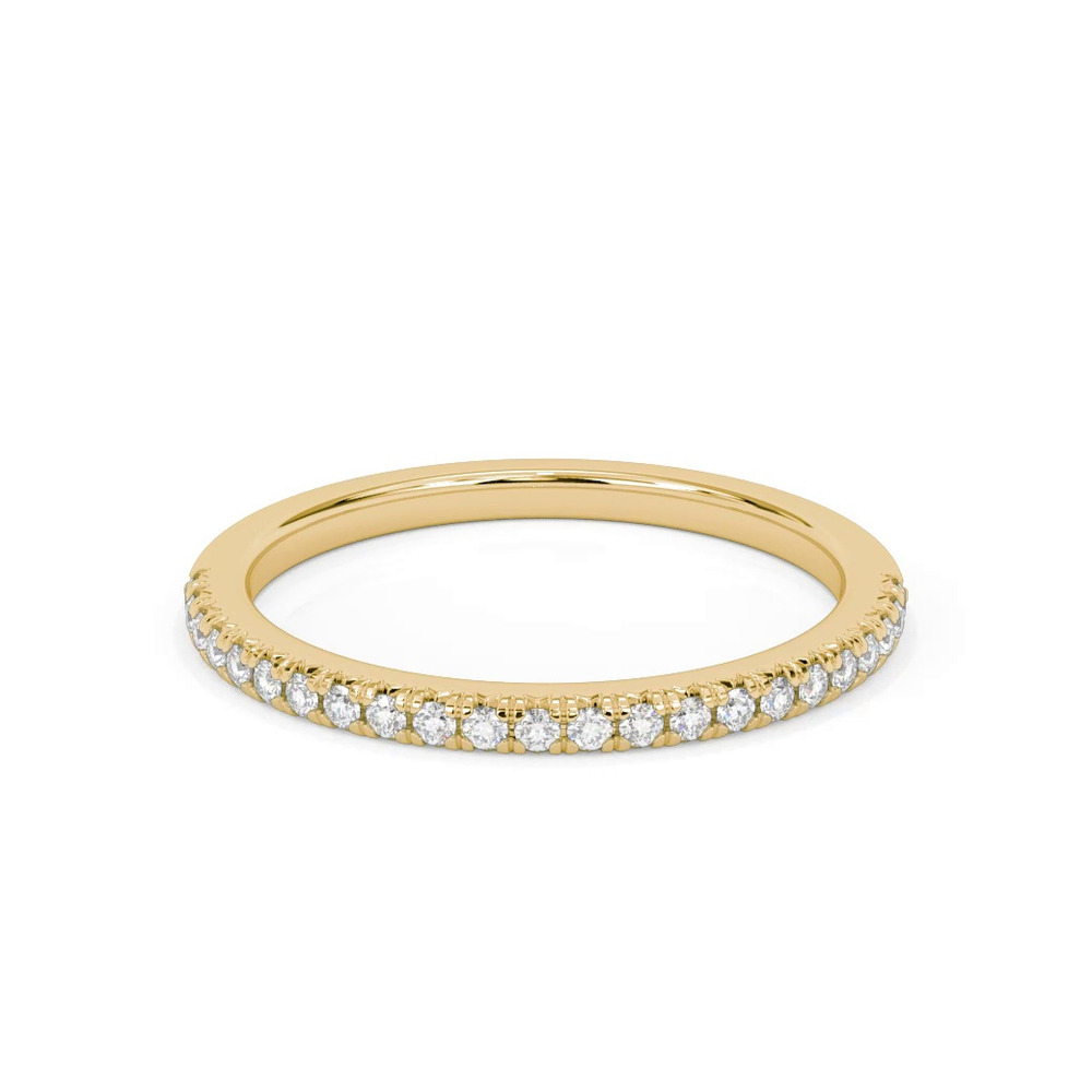 360 degree view of Raven Pave Diamond Band