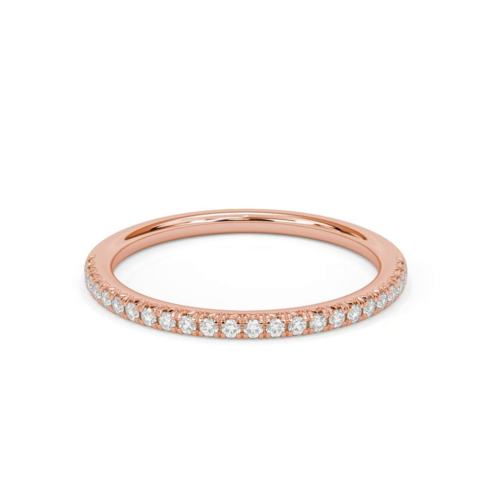 360 degree view of Greta Pave Diamond Band