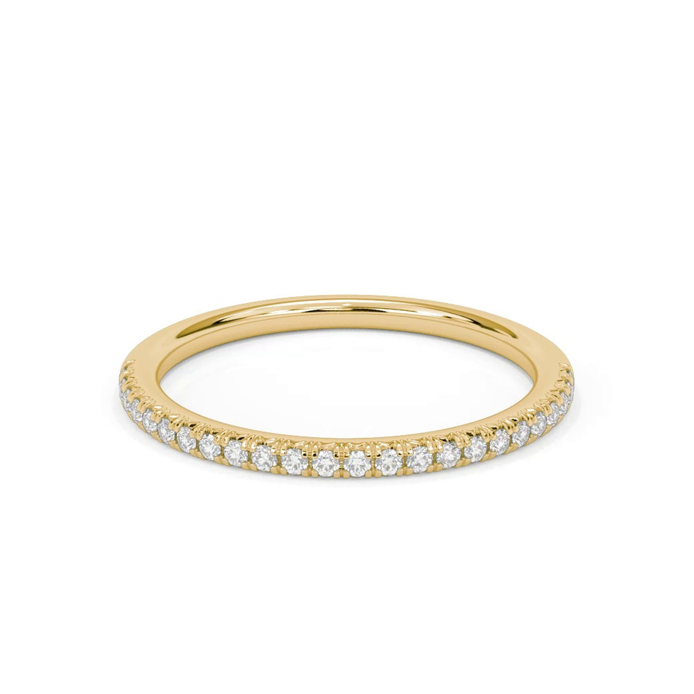 360 degree view of Greta Pave Diamond Band