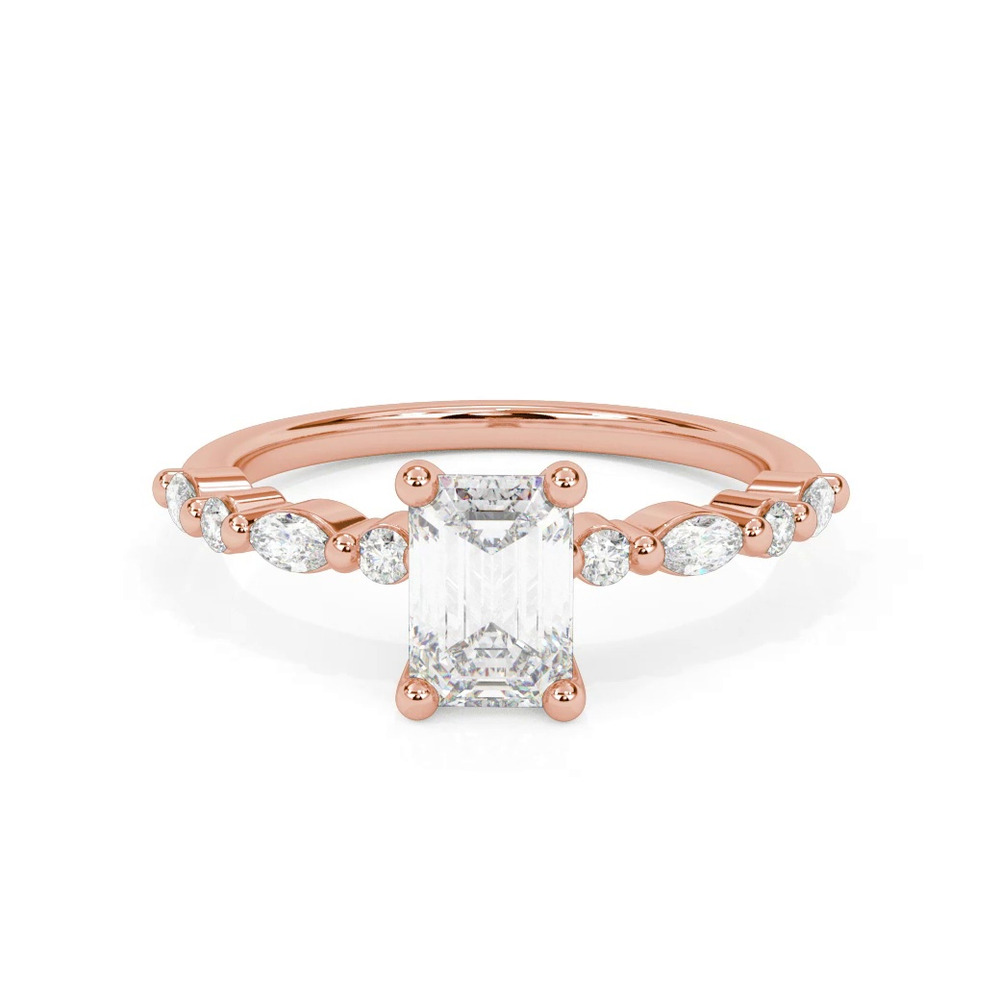 360 degree view of Fern Engagement Ring