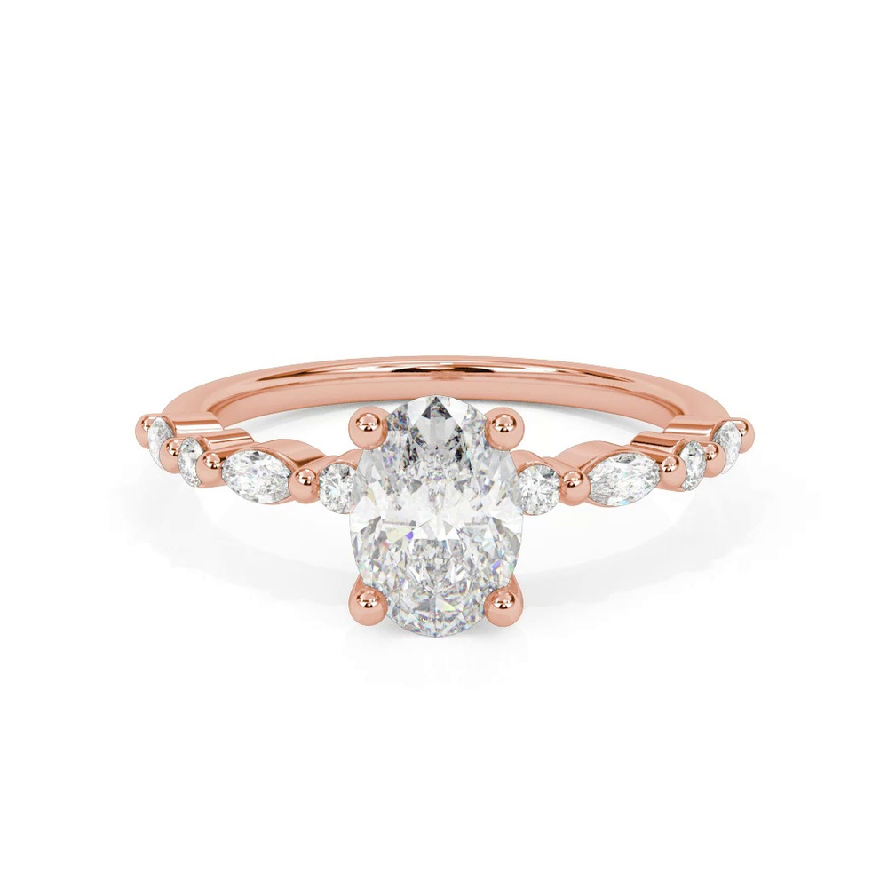 360 degree view of Fern Engagement Ring