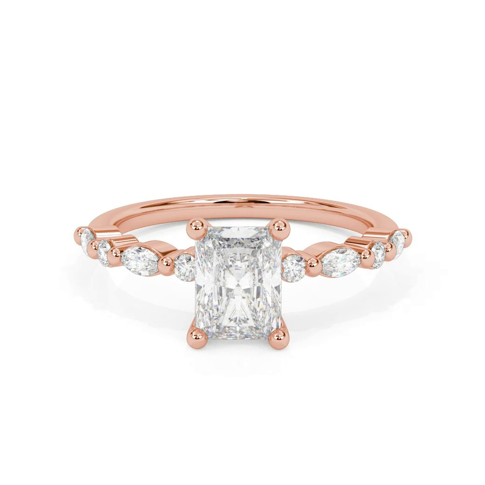360 degree view of Fern Engagement Ring