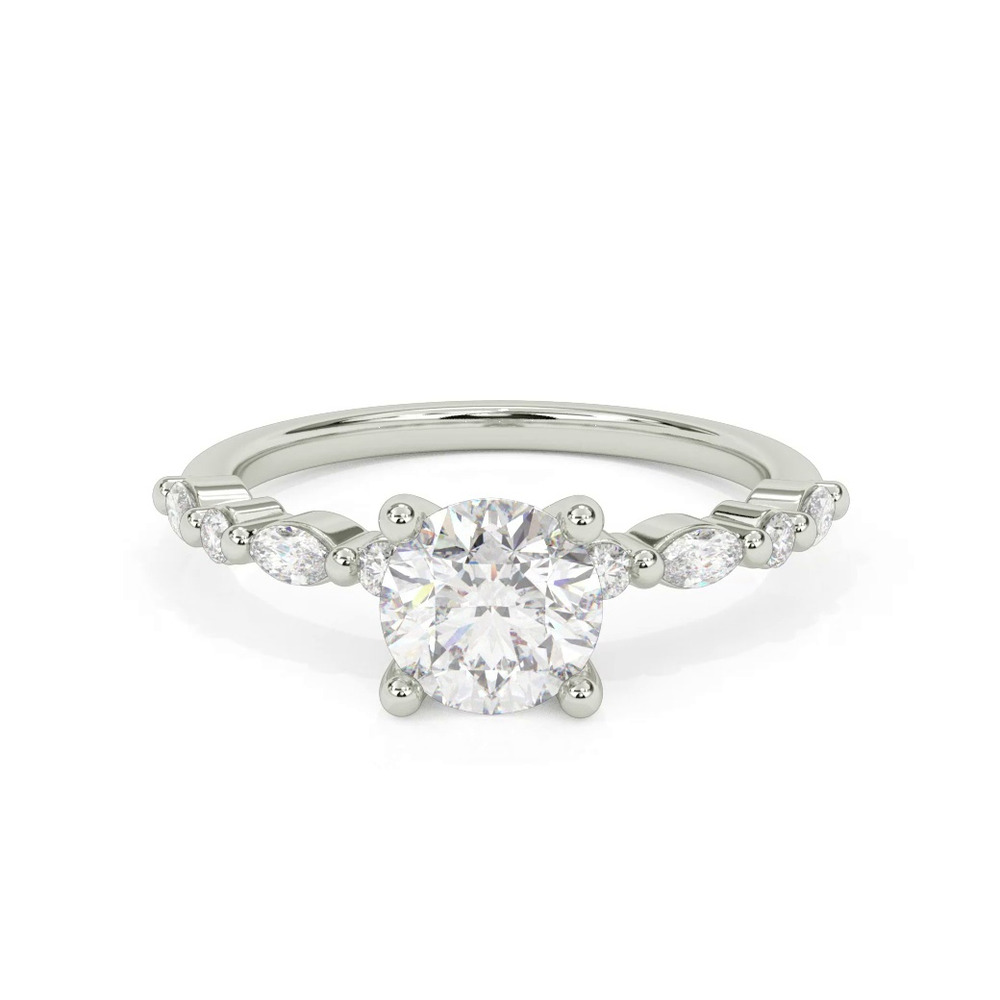 360 degree view of Fern Engagement Ring