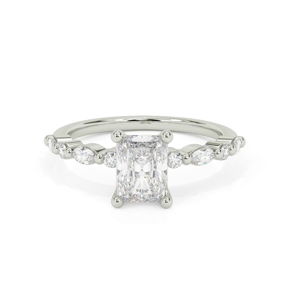 360 degree view of Fern Engagement Ring