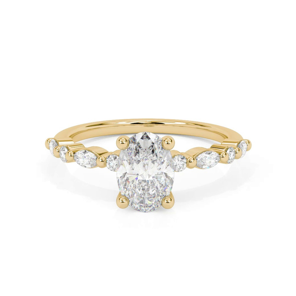 360 degree view of Fern Engagement Ring