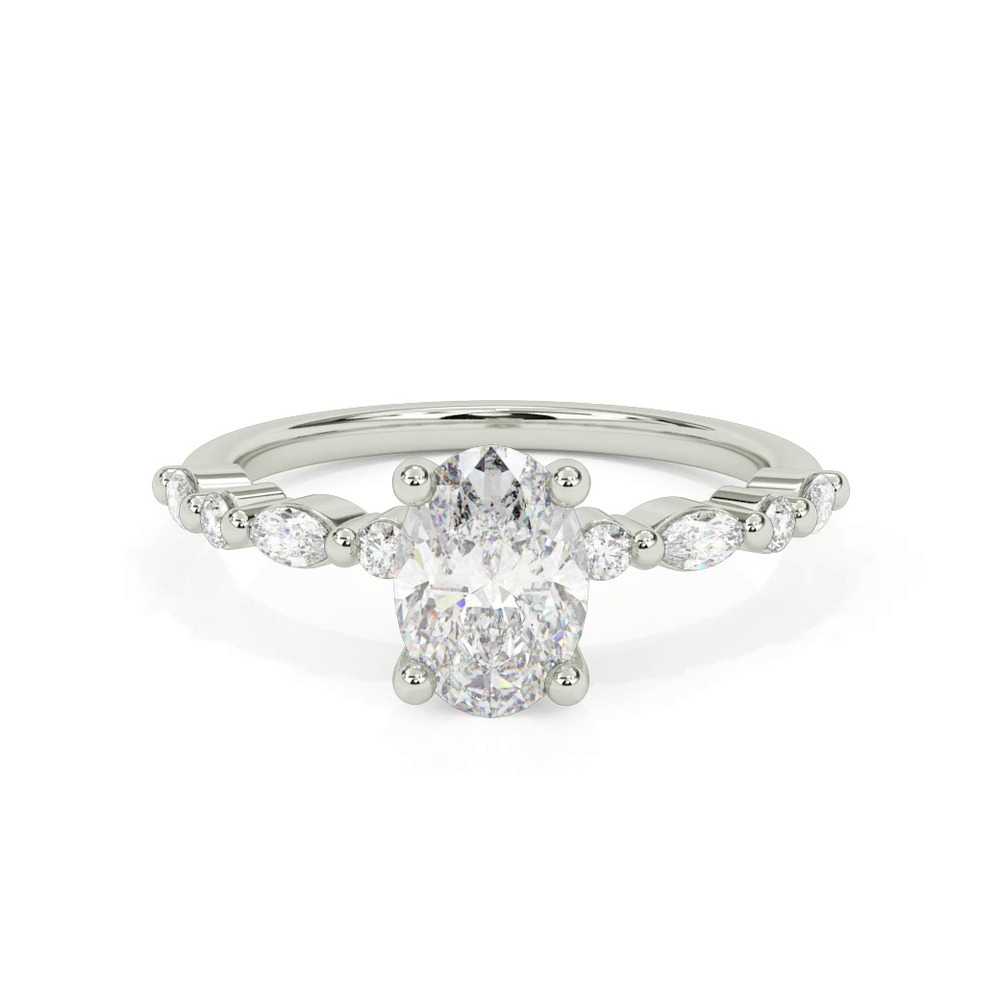360 degree view of Fern Engagement Ring