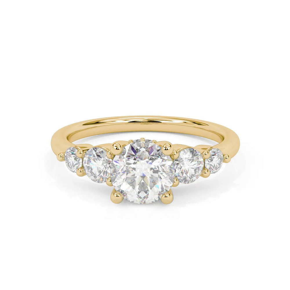 360 degree view of Tamara Hidden Halo Engagement Ring