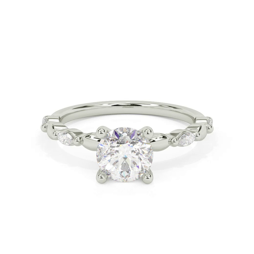360 degree view of Tabitha Diamond Accent Engagement Ring