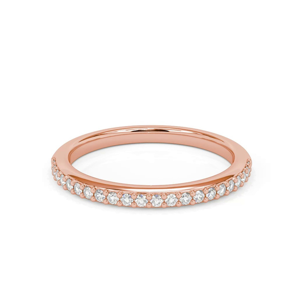 360 degree view of Celine Pave Diamond Band