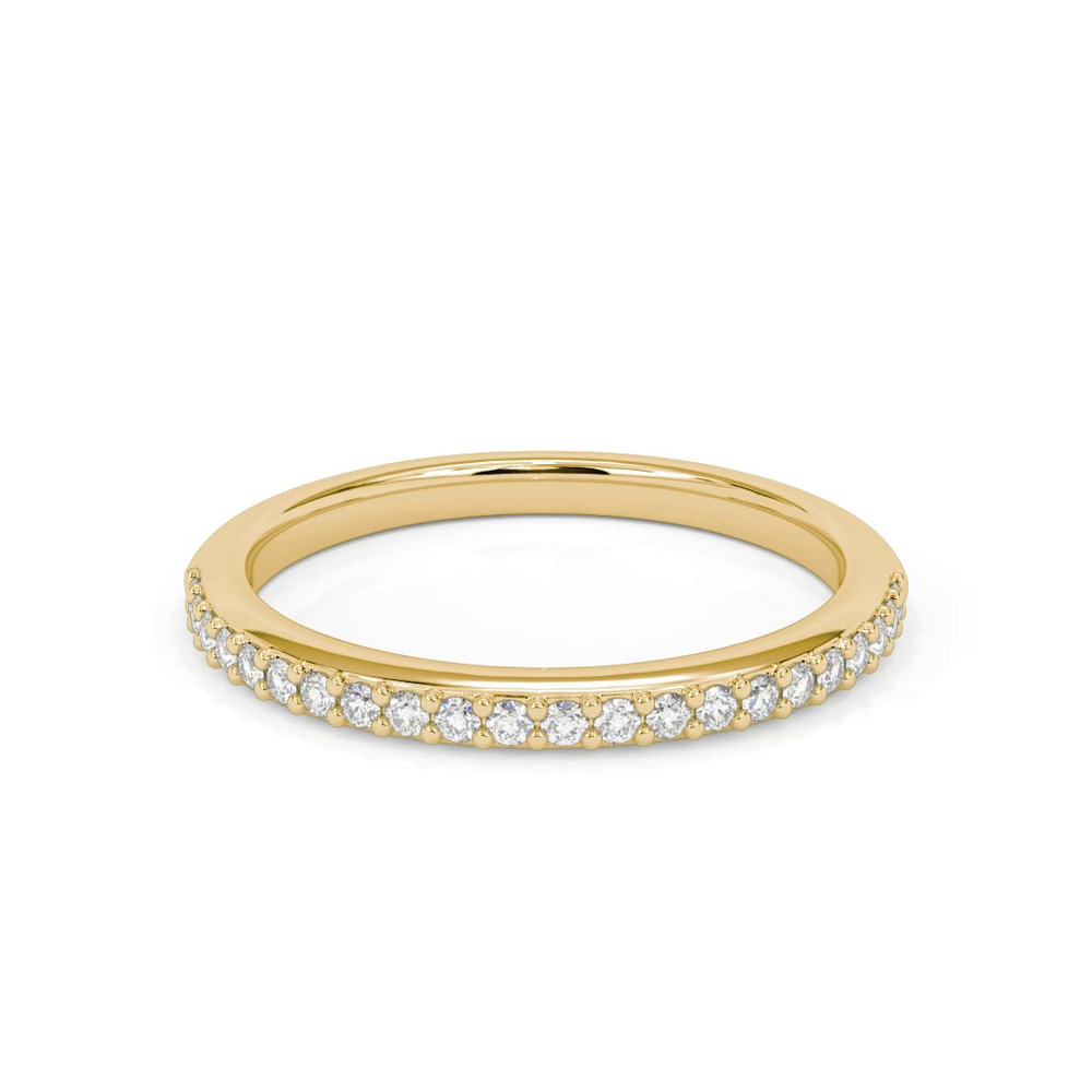 360 degree view of Celine Pave Diamond Band