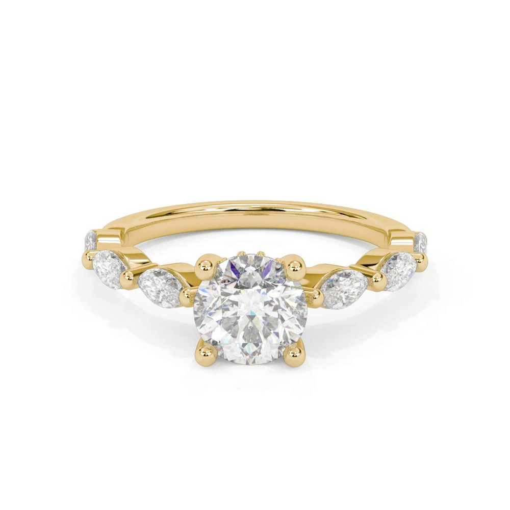 360 degree view of Betty Grand Marquise Diamond Engagement Ring